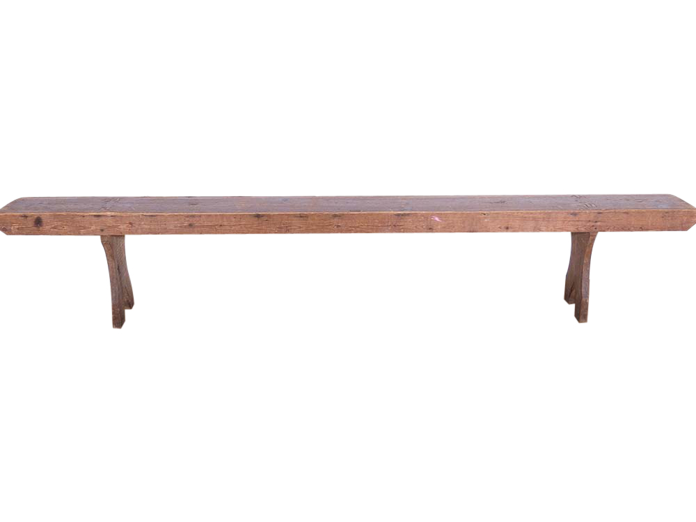 Rustic Wooden Bench for Hire