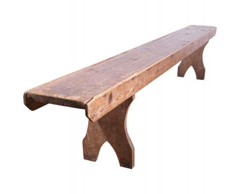 Rustic Wooden Bench for Hire