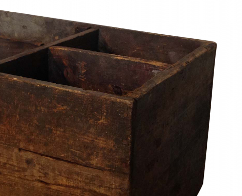 Vintage distressed wooden box Hire