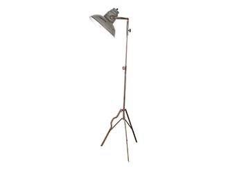 Distressed Metal Floor Lamp for Hire Devon, South West