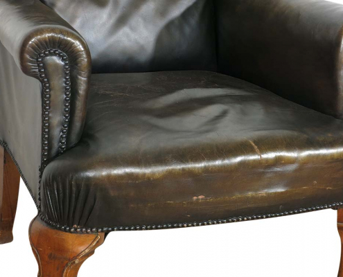 Vintage Leather Armchair For Hire Devon