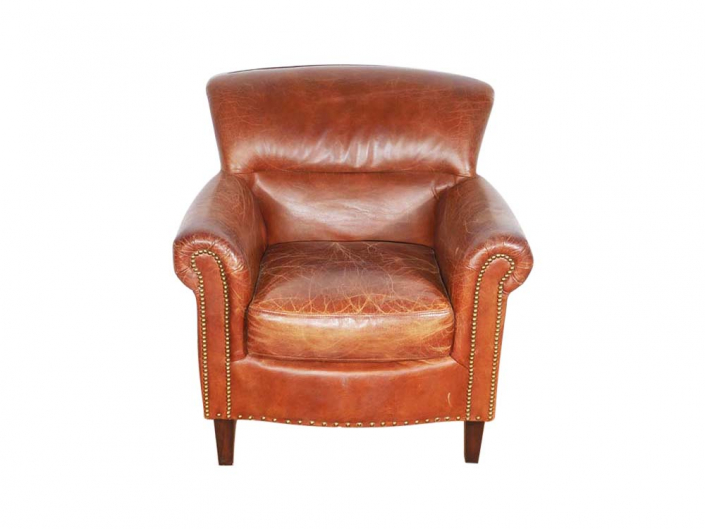 Classic Leather Club Armchair for Hire Devon, South West