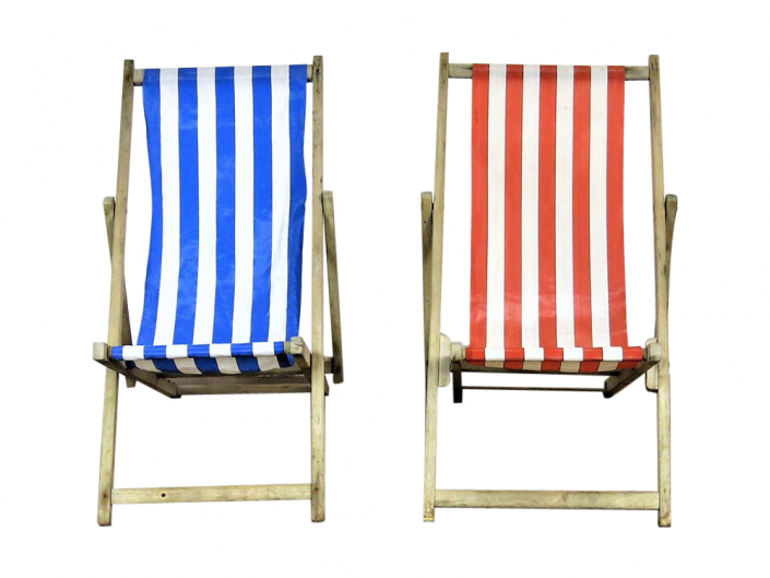 Vintage Blackpool Deck Chairs for Hire