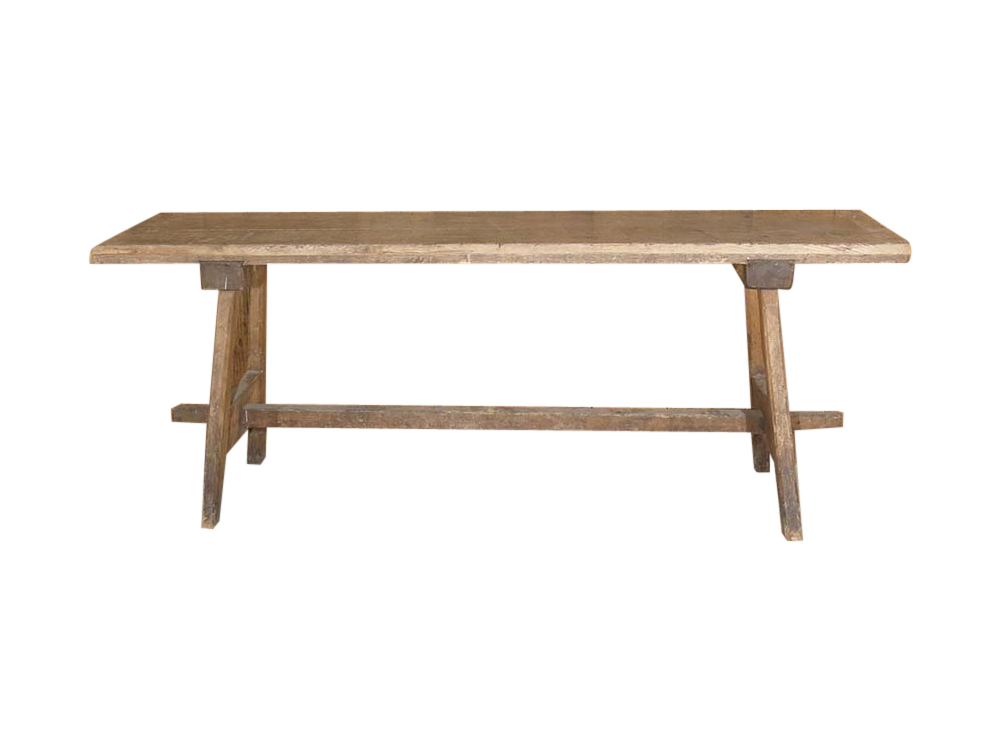 Antique French Trestle Table for Hire