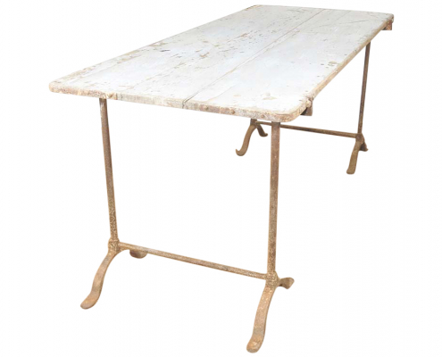Vintage distressed painters table to hire