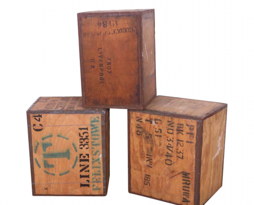Old Tea Chests for Hire