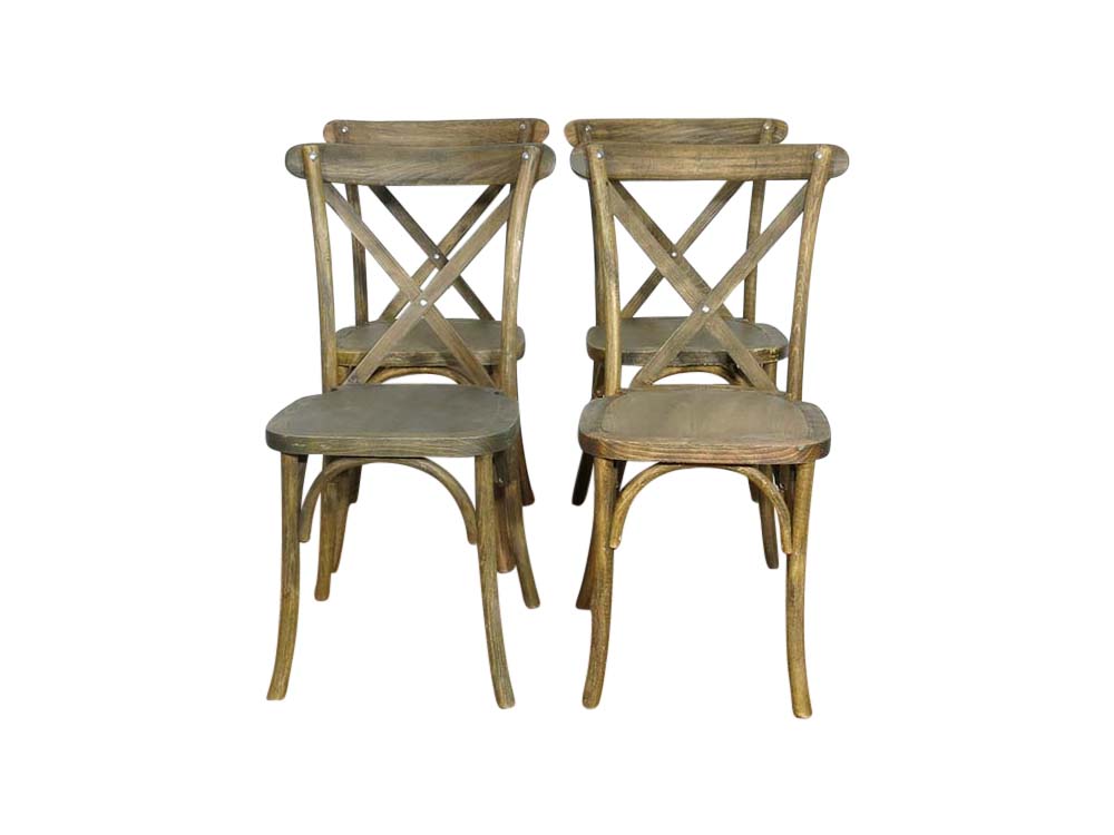French Cross Back Chair for Hire Devon, South West