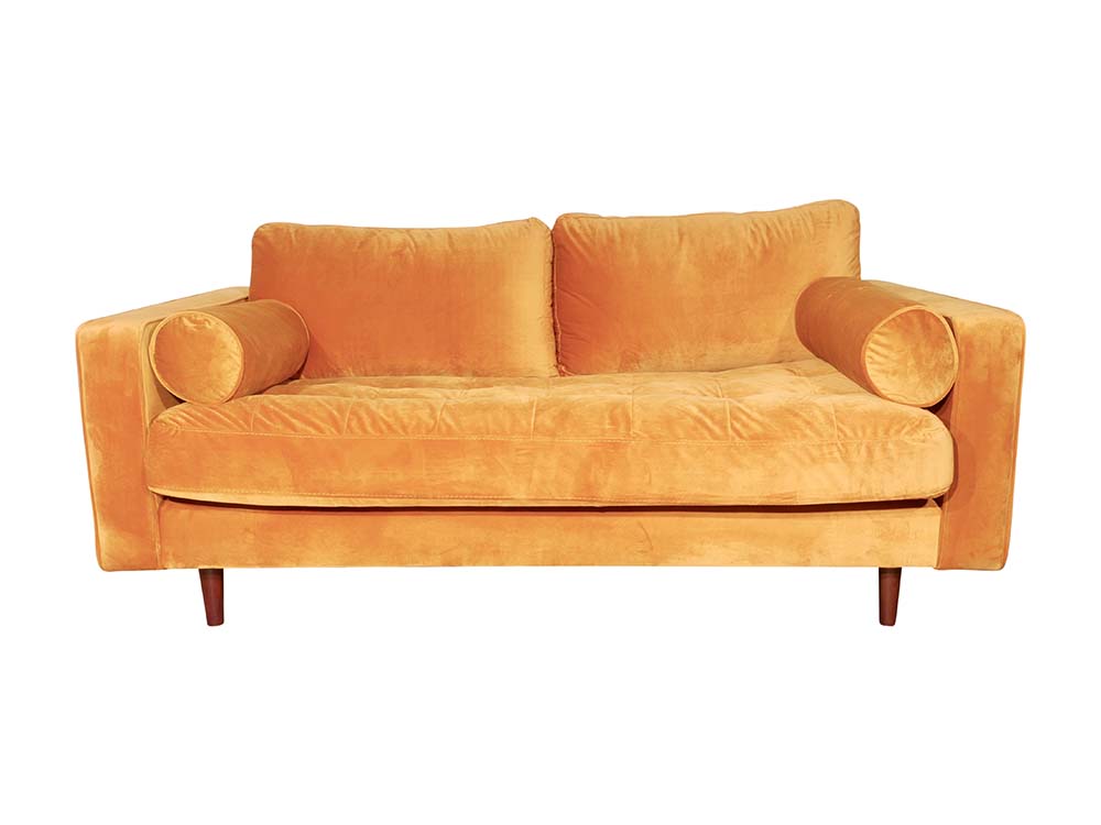 Gold Velvet Sofa for Hire London, South East