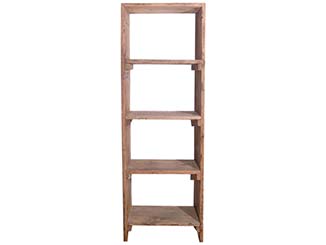 Wooden Rustic Shelving Unit for Hire