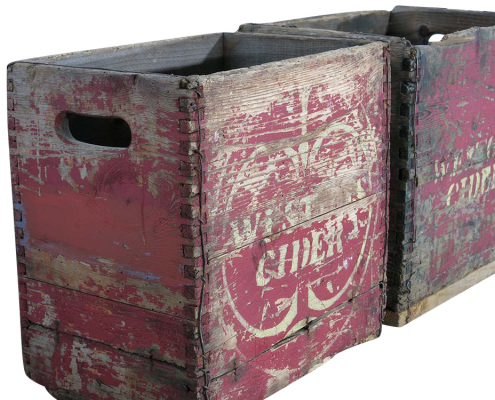 Vintage Cider Crates for Hire