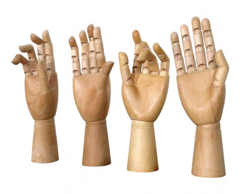Decorative Wooden Hands for Hire London
