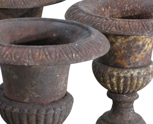 Vintage Rusty Urns for Hire