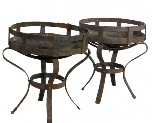 Rustic Metal Fire Pit for Hire