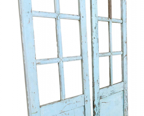Vintage Blue Painted Windows for Hire