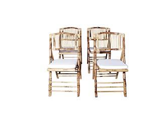 Bamboo Chairs for Hire Devon