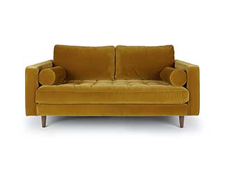 Gold Velvet Sofa for Hire