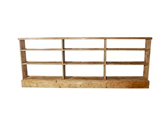Antique Pine Shelving for hire