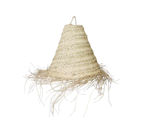 Conical Seagrass Lampshade for hire